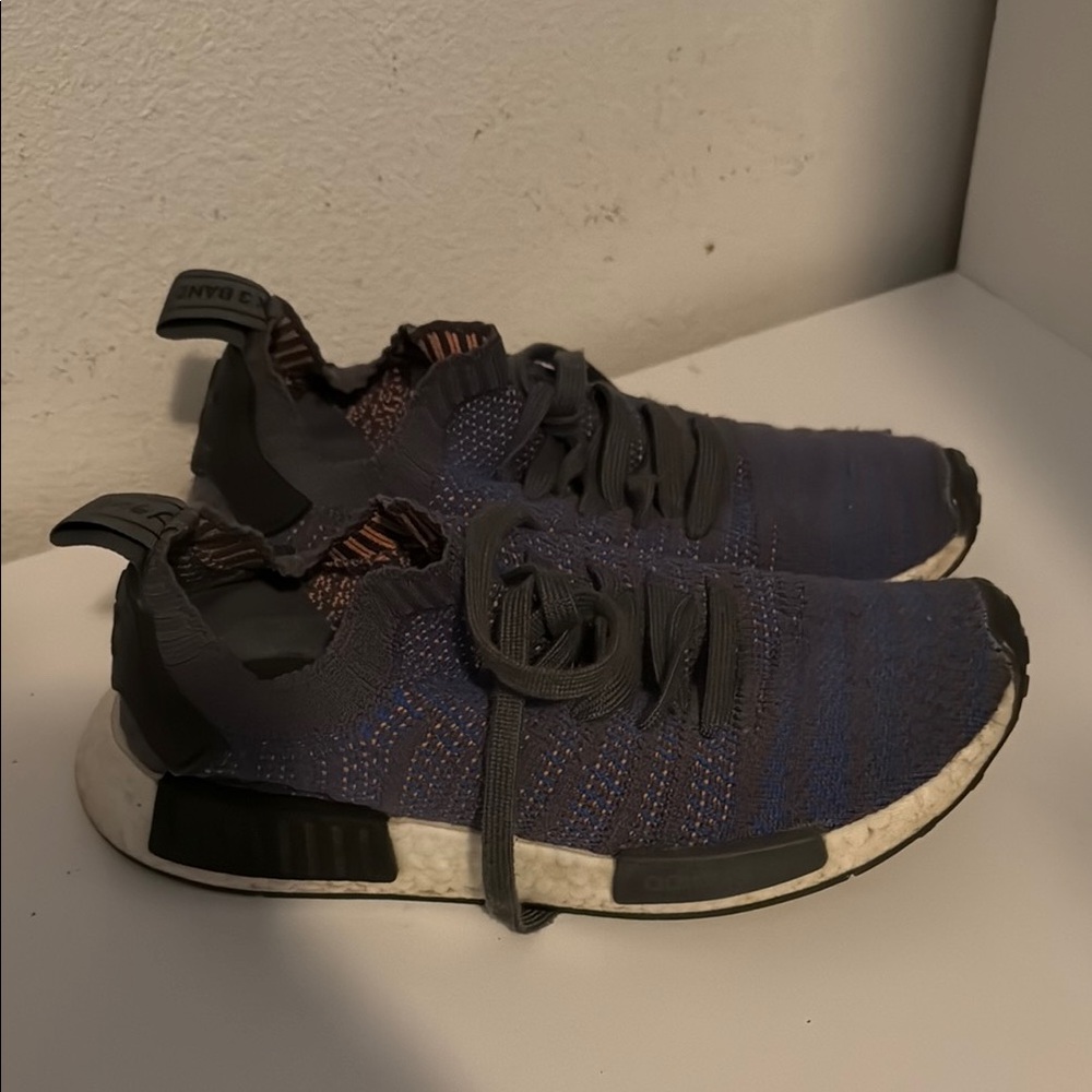 Adidas Men's Blue NMD R1 Sneakers